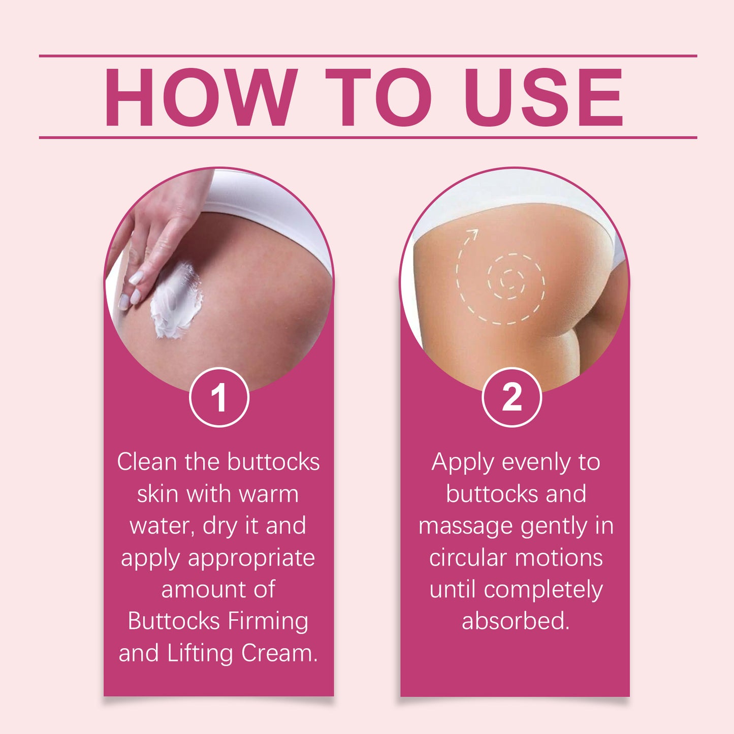 Butt Firming & Lifting Cream - Moisturizing Hip Enhancement Treatment
