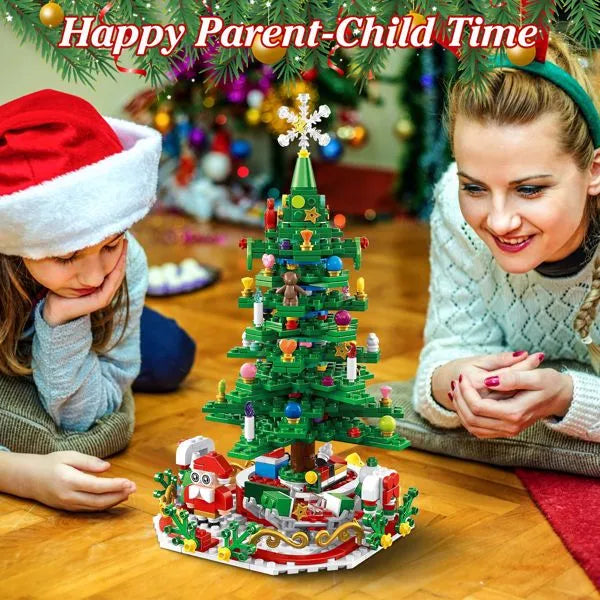 Christmas Tree Building Toy with Countdown Calendar - 701 Pcs