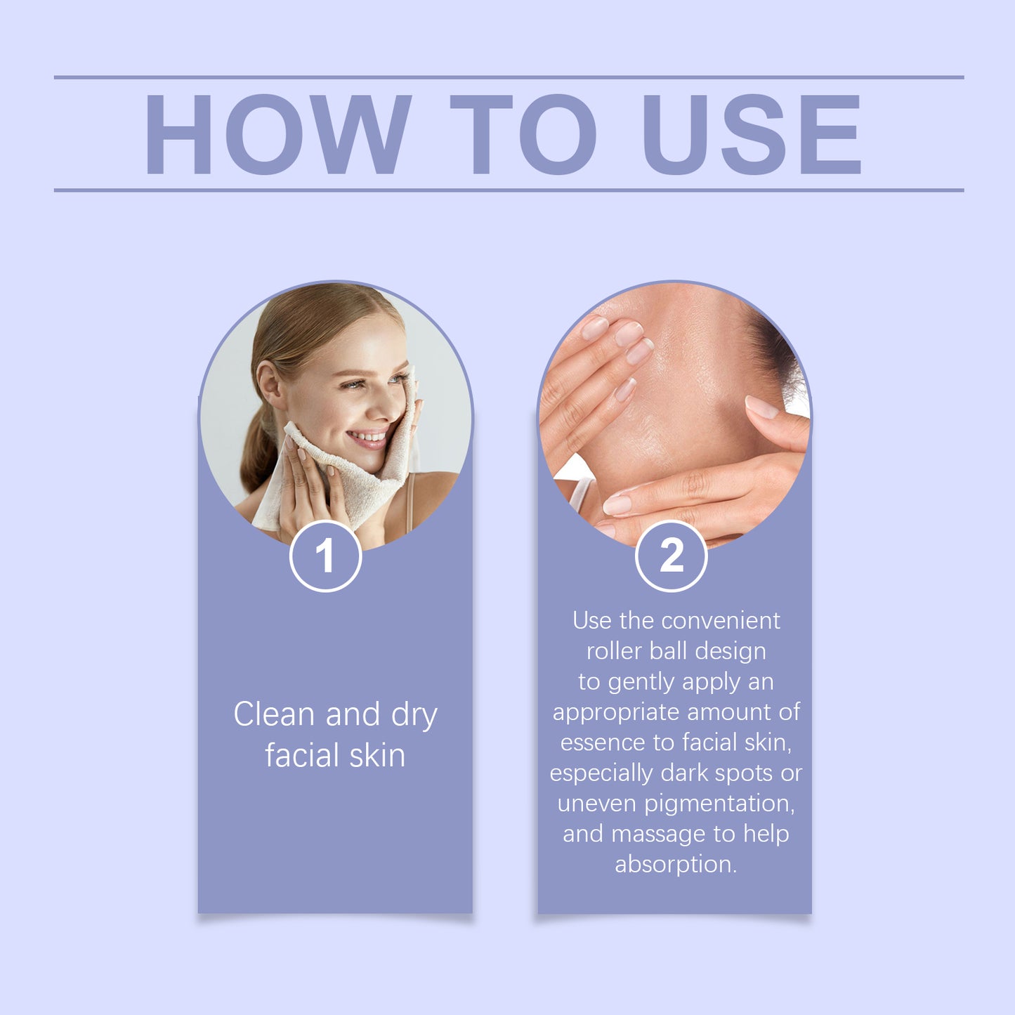 Brightening Face Serum with Roller Ball - 15ml Dark Spot Corrector