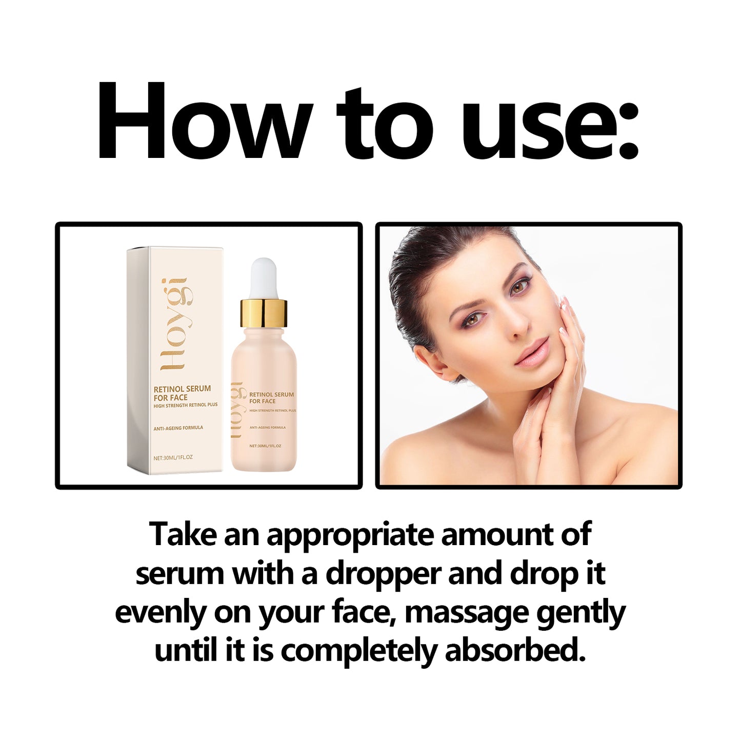 Retinol Face Serum - Hydrating Anti-Aging Facial Essence - 30ml