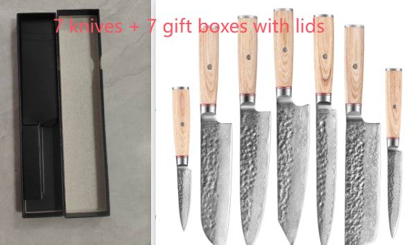 Damascus Steel Kitchen Knife Set - Multiple Styles Available