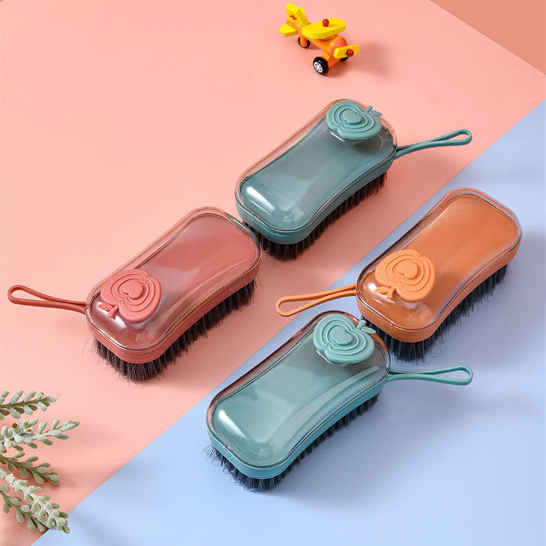 Multifunctional Shoe Brush with Soft Hair for Clothing & Household Cleaning