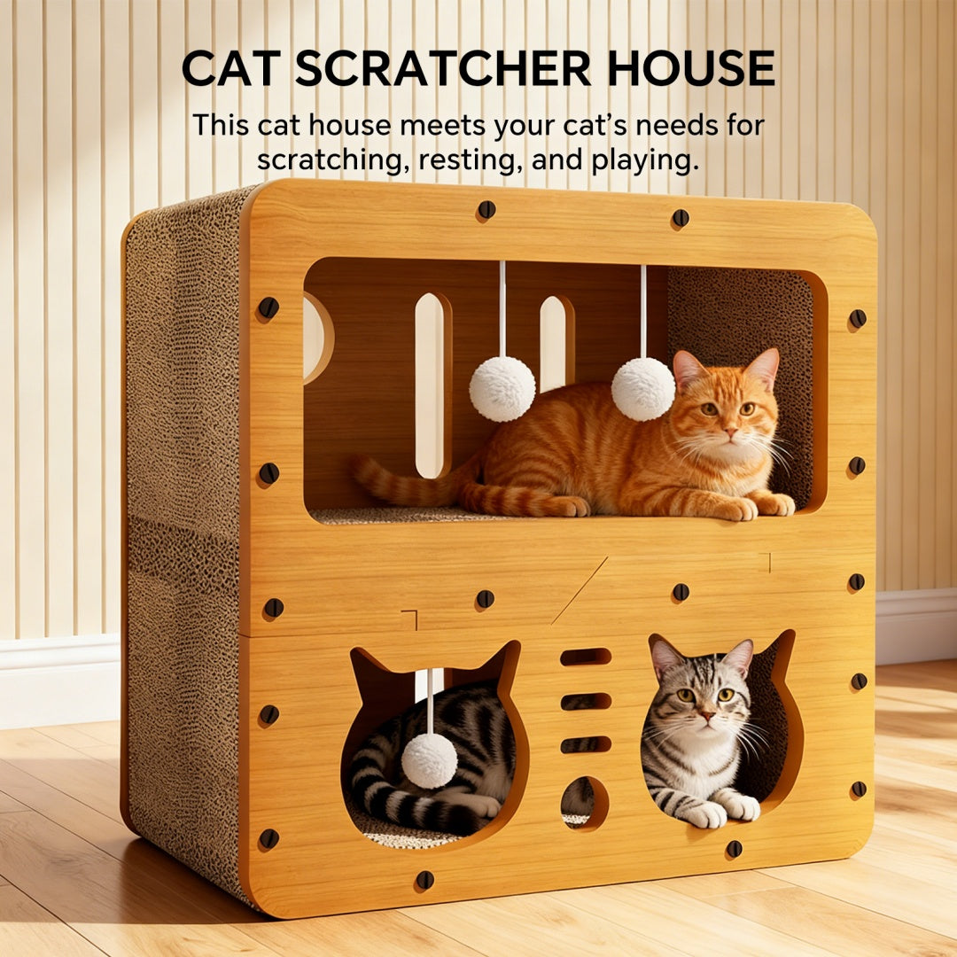 Double Layer Cat Head Pet Furniture Tool - Self Pickup Only
