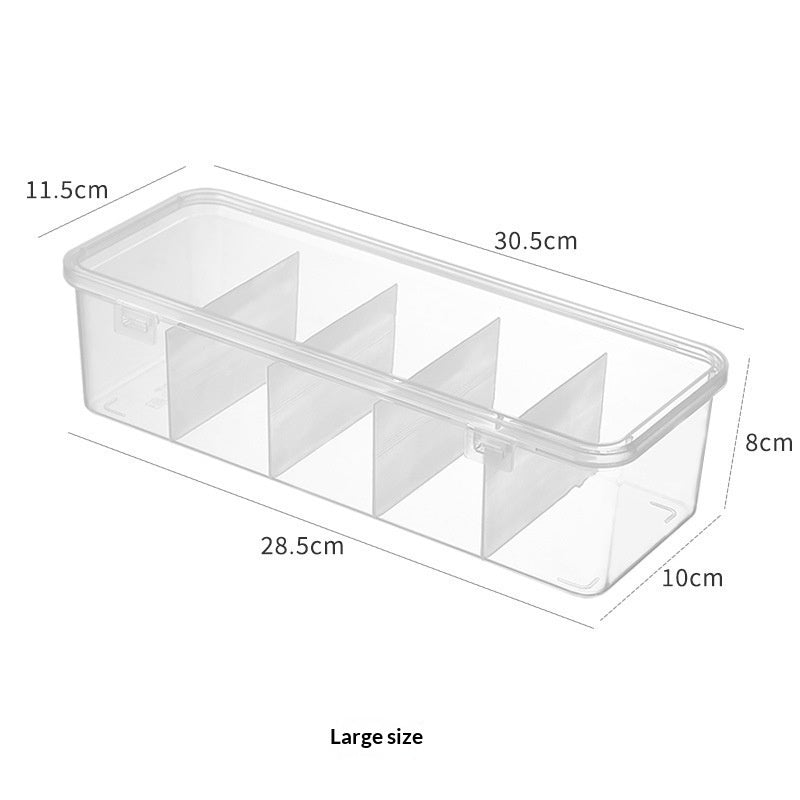 Dust-Proof Cable Storage Box with Compartments - Multiple Sizes