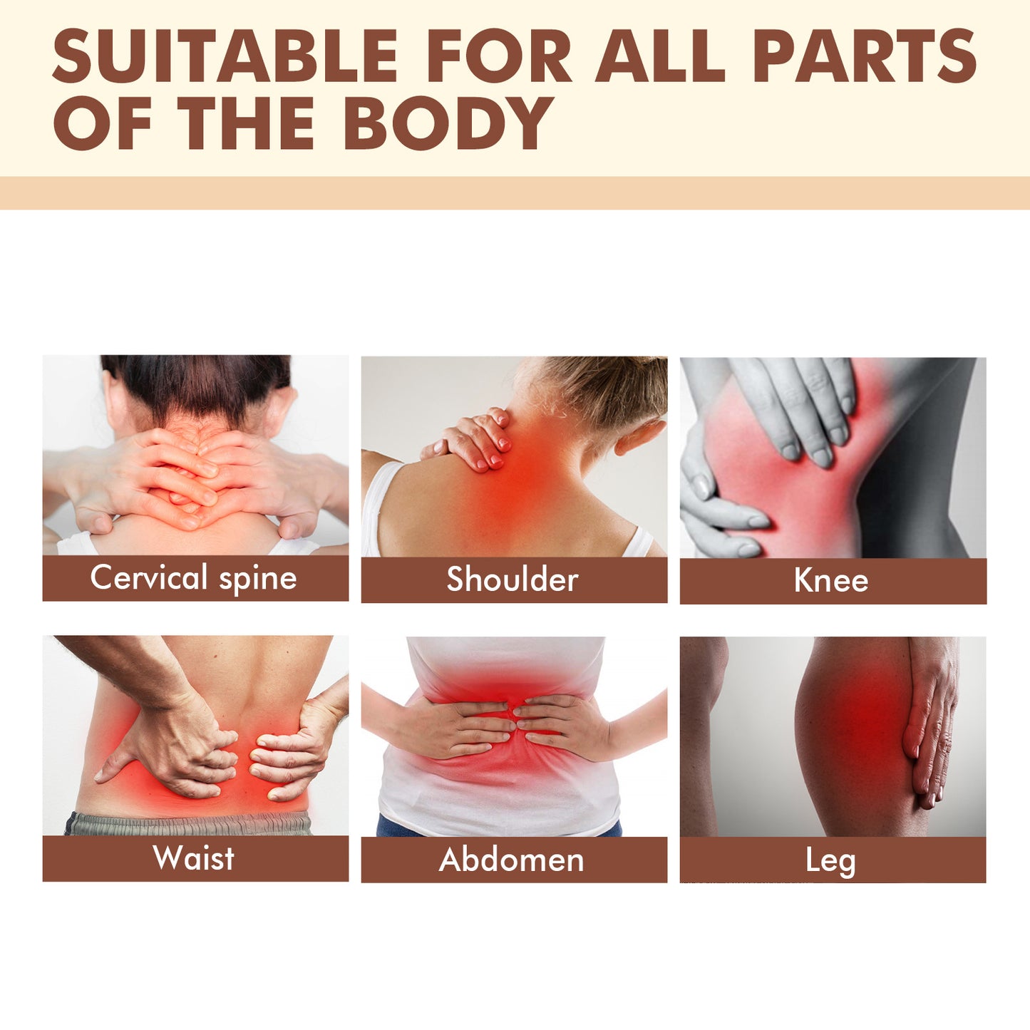 Self-Heating Moxibustion Plaster for Soreness Relief - 5 Bags