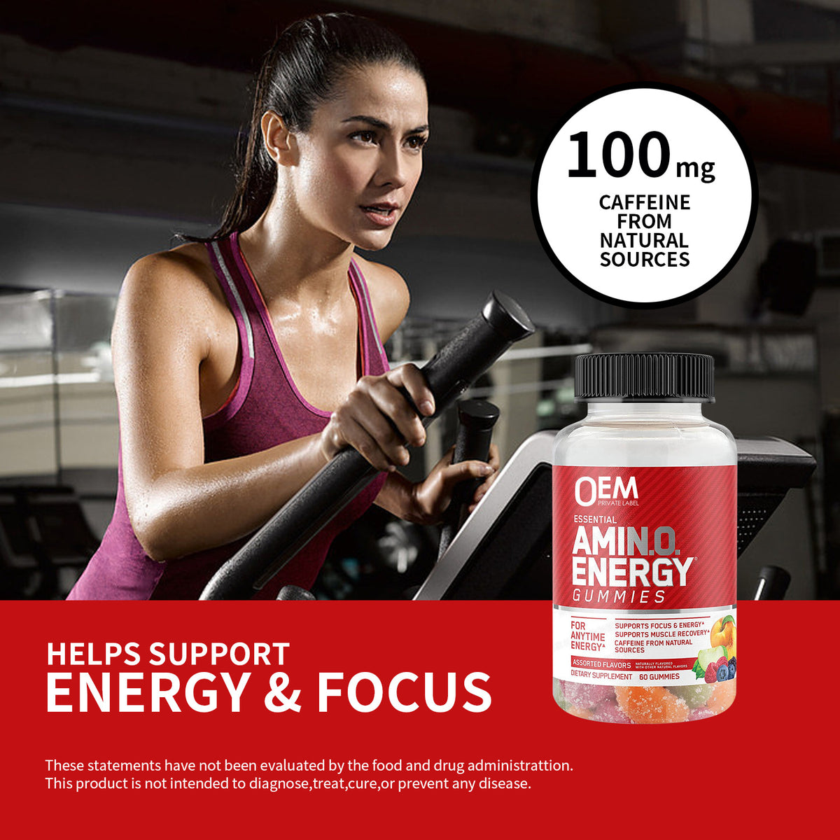 Amino Acid Energy Soft Candy - 60 Tablets