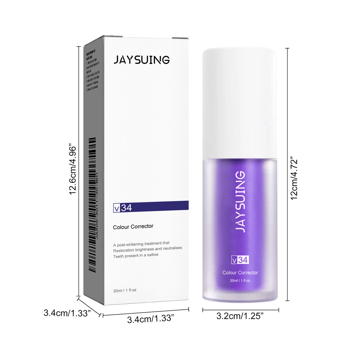 Purple Toothpaste 30ml – & Stain Remover