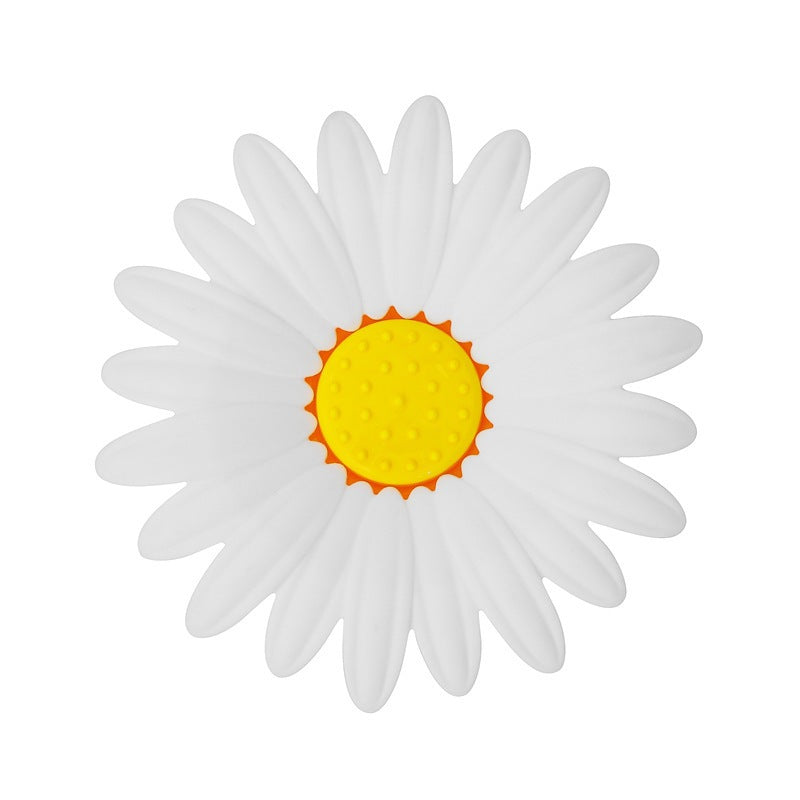 Double Layer Daisy Flower Soap Dish Drainable Bathroom Storage