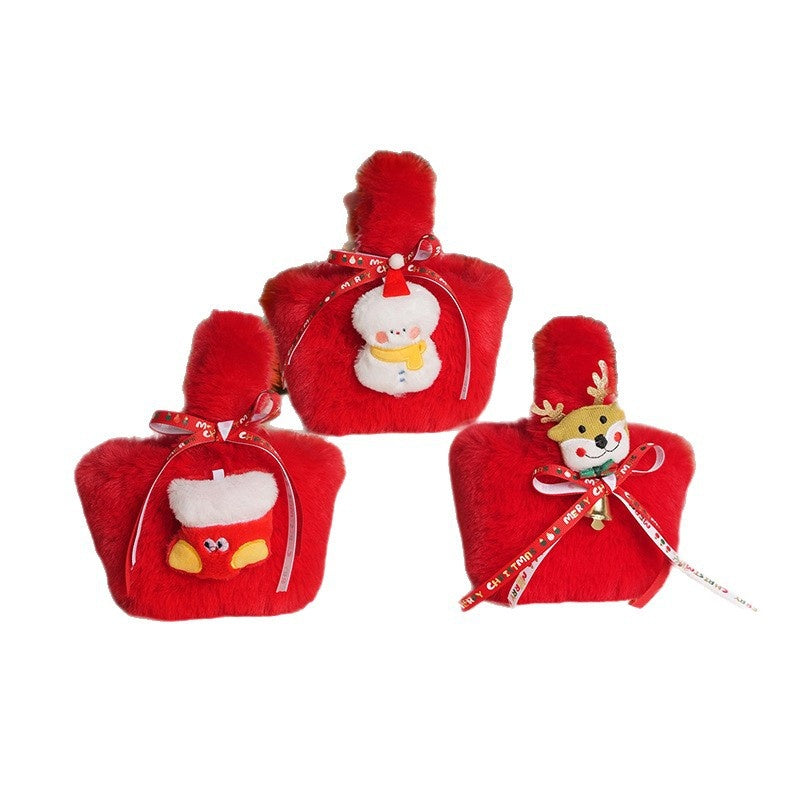Christmas Gift Idea Cute Plush Candy Bags - Holiday Festive Decor