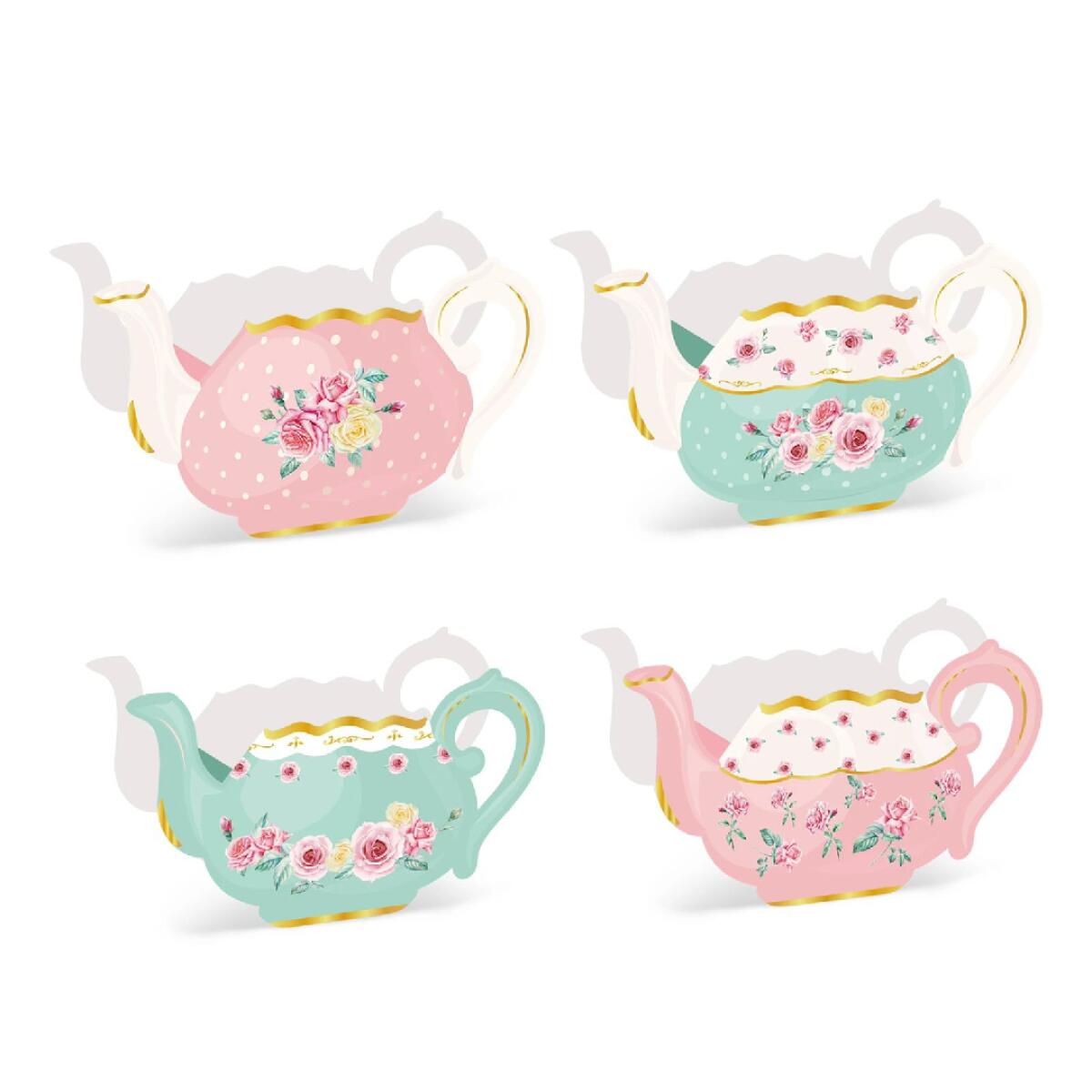 24-Piece Flower Tea Party Gift Box Set
