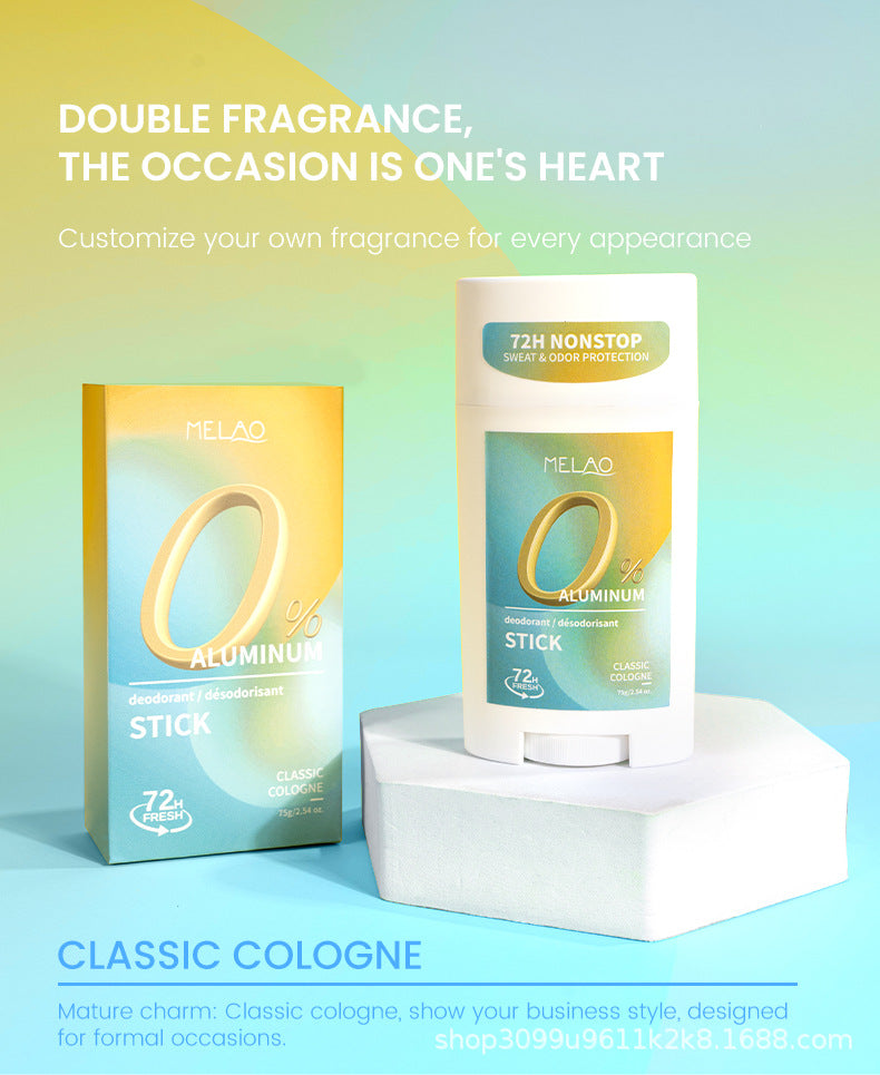 Antiperspirant Deodorant Stick Aluminum Free Underarm Odor Control