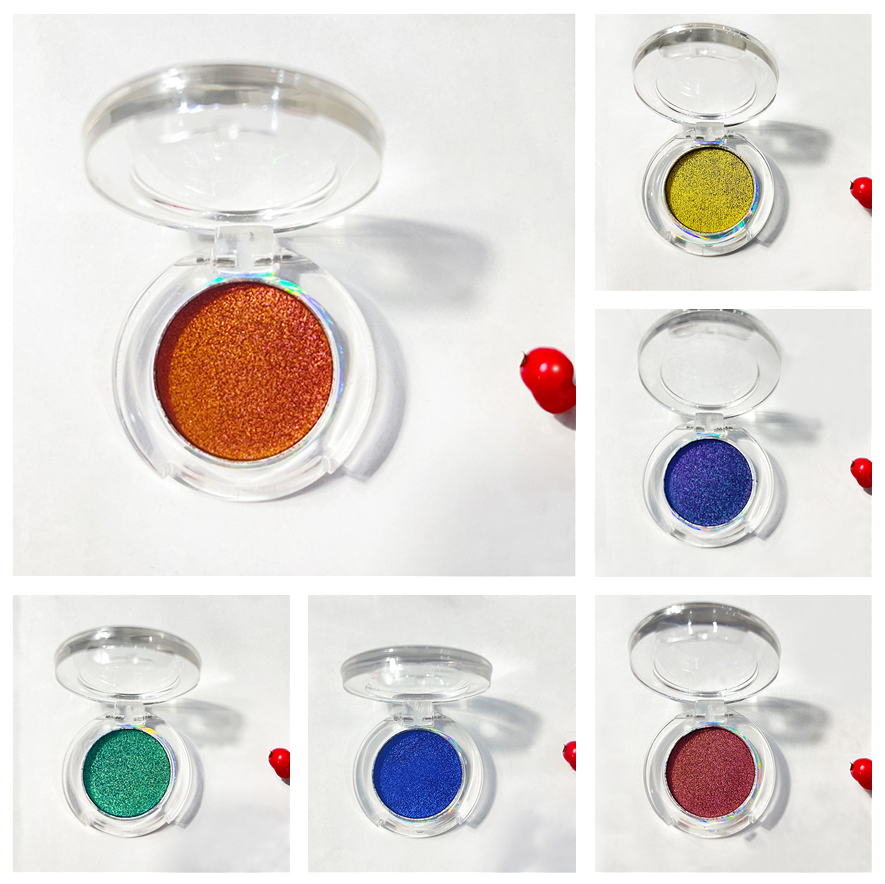 Optical Chameleon Eyeshadow with Diamond Shine - Multicolor Highlight Palette