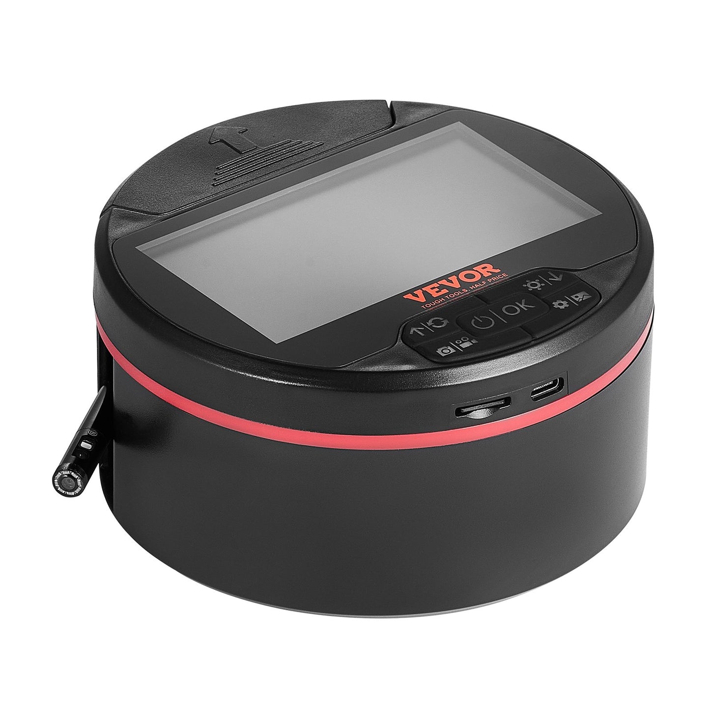 Triple Lens Endoscope Camera with 4.3 Inch Screen and Lights
