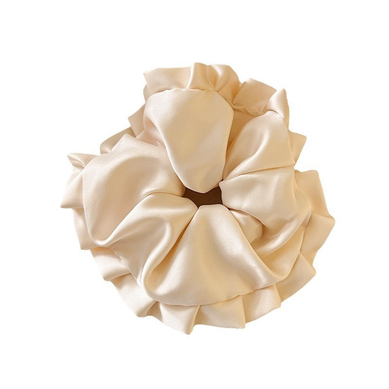 Korean Ballet Style Pleated Hair Ring - Oversized Hair Accessory for Hair Styling