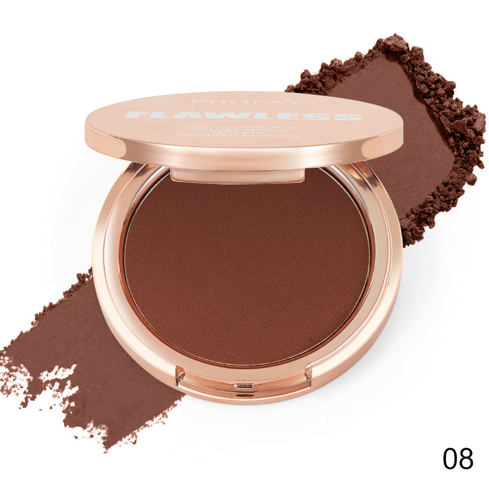 Matte Pressed Setting Powder - Oil Control Face Makeup