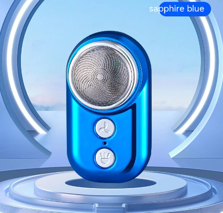 Men's Portable Electric Shaver with LED Light
