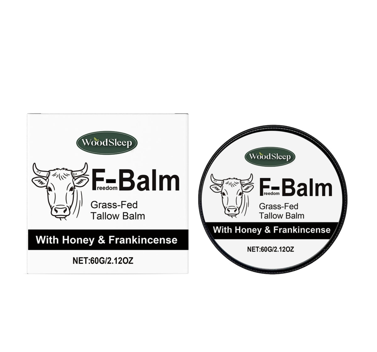 Healing Face Balm with Honey & Olibanum Oil - 60G Natural Skin Care