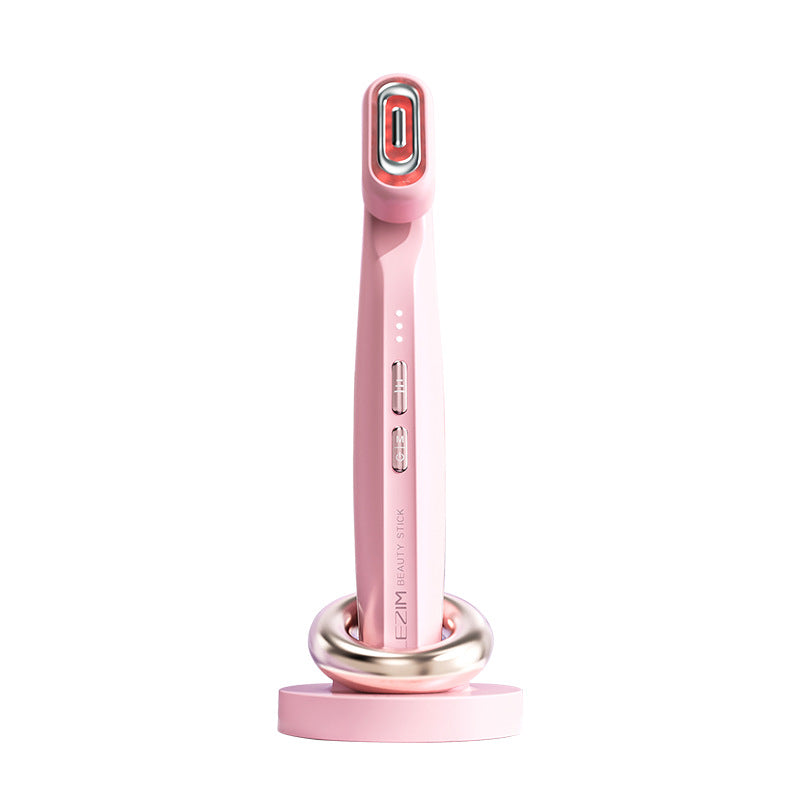 Micro-Current Eye Beauty Device with Light Therapy and Vibration - Pink Set