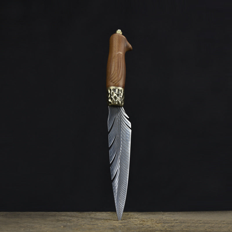 Hand Forged Boning Knife for Kitchen Cooking and Fruit Cutting