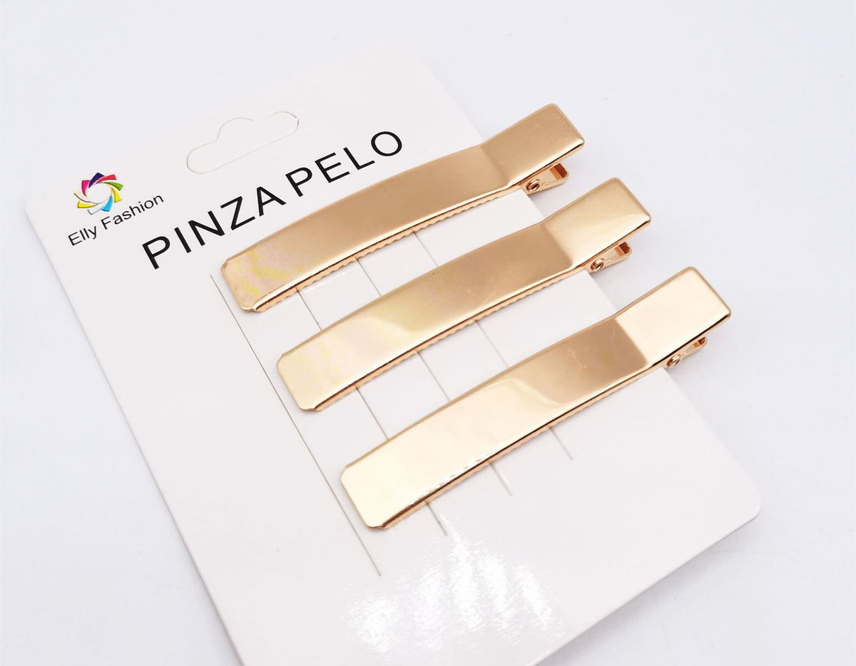 Hollow Duckbill Square Hair Clip Alloy Hair Accessory for Styling