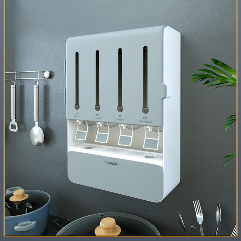 Multifunctional Wall Storage Seasoning Box - Modern Minimalist