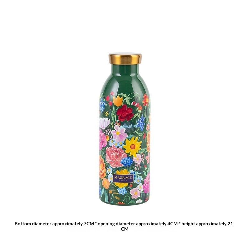 Insulated Stainless Steel Travel Mug 500ml - Portable Drinkware for Home & On-the-Go
