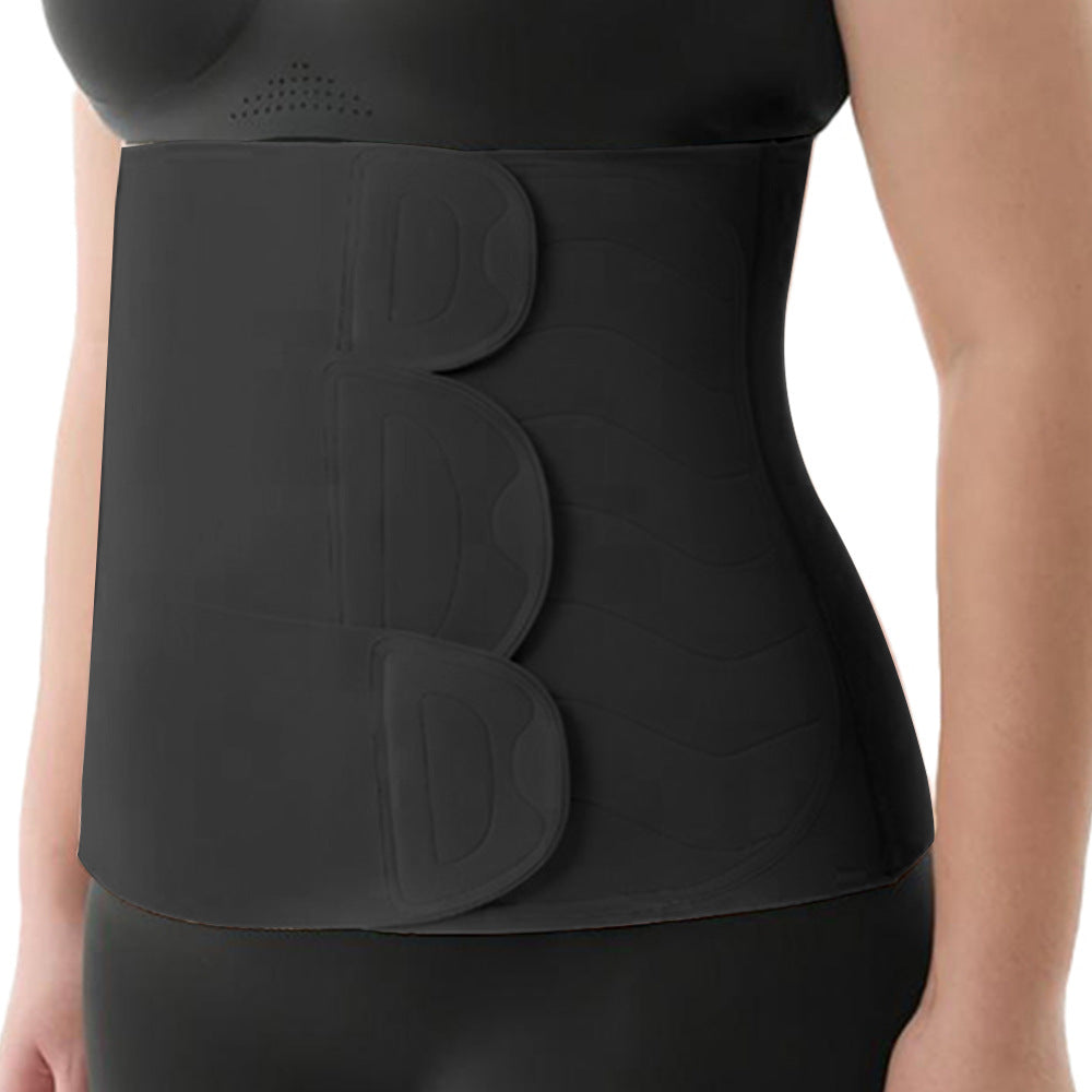 Breathable Postpartum Belly Wrap with Velcro Waist Cincher