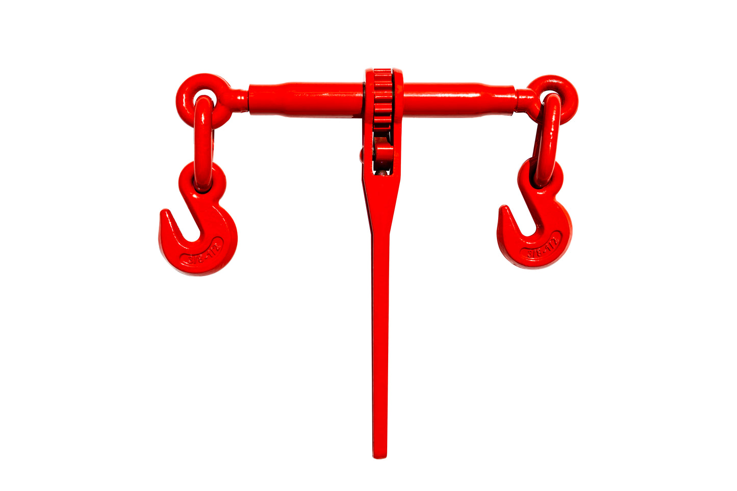 Heavy Duty Tow Chain Bridle with Hooks - 14FT Alloy Steel Recovery Chain - Red or Yellow