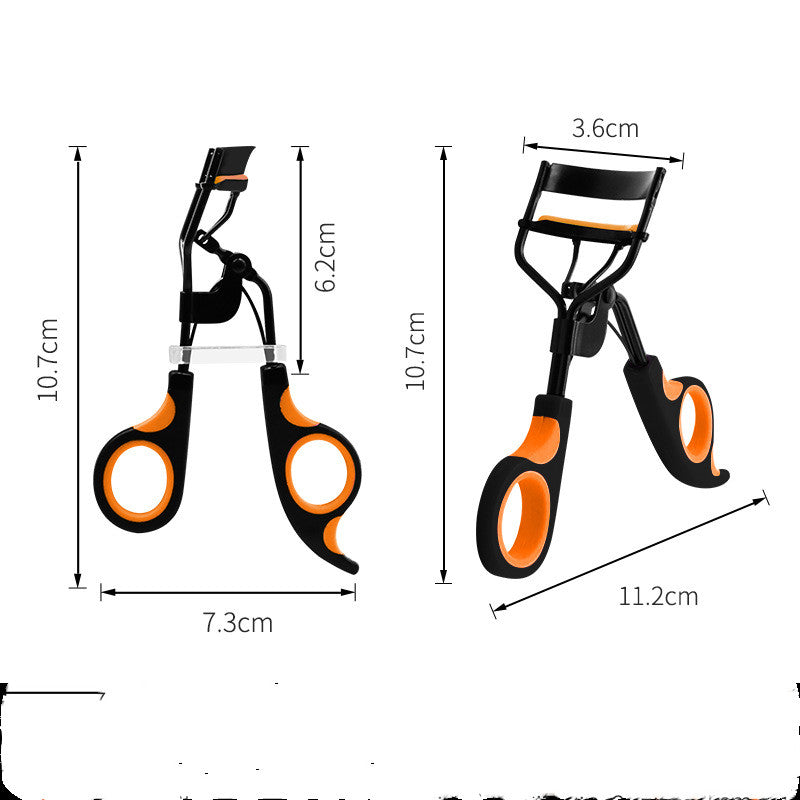 Double Color Eyelash Curler Aid for Women - Portable Makeup Tool