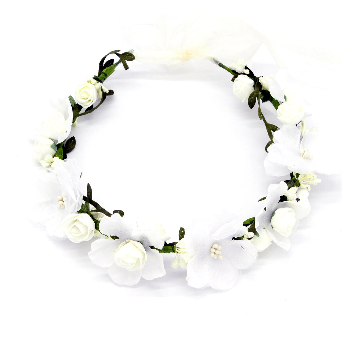 Handmade Flower Garland Headdress Hair Wreath