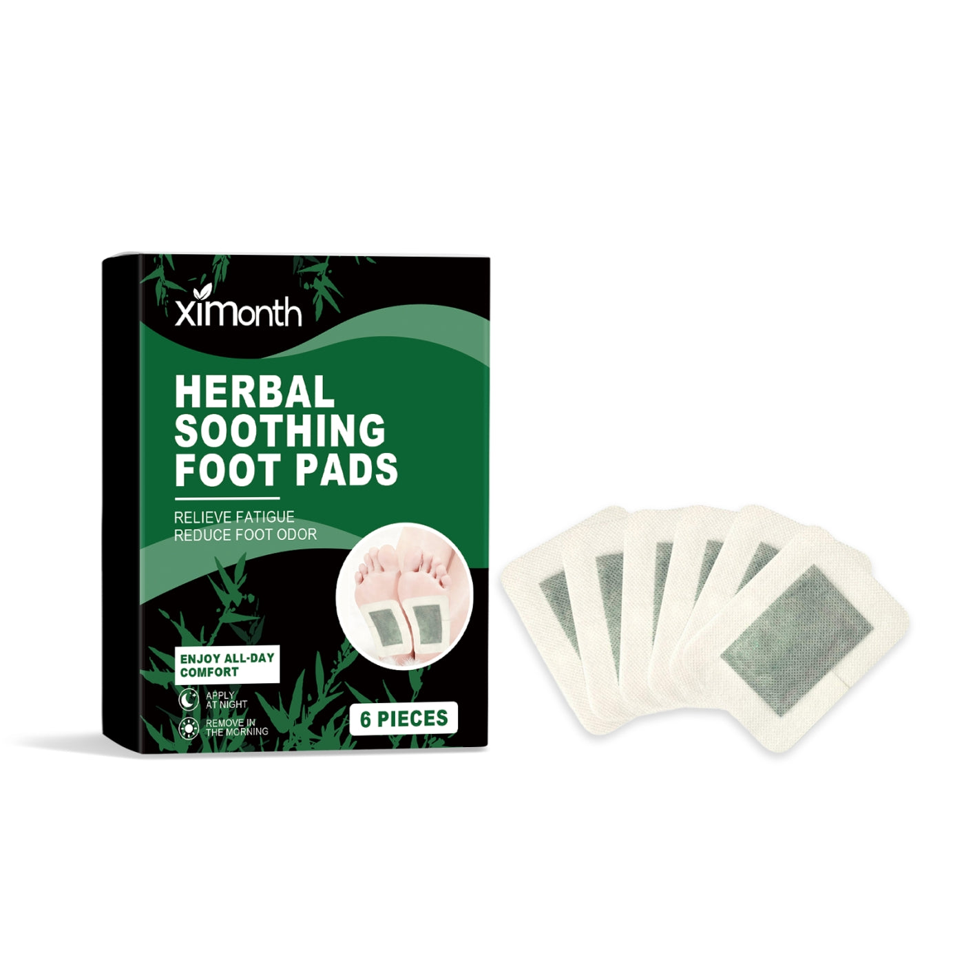 Herbal Foot Soothing Pads 6 Pieces | Natural Relaxation & Comfort