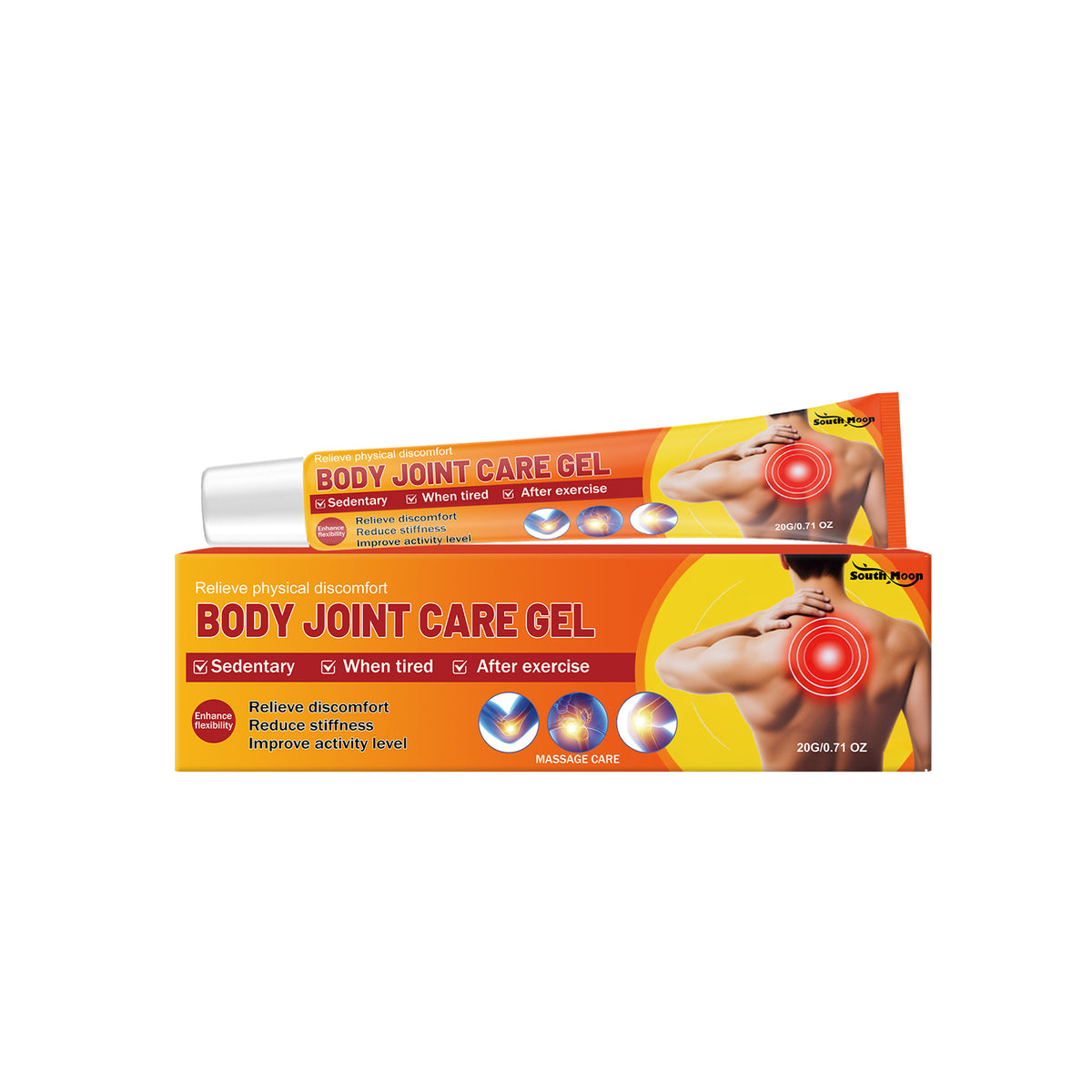 Body Joint Care Gel - Safflower & Turmeric Root Oil, 20g