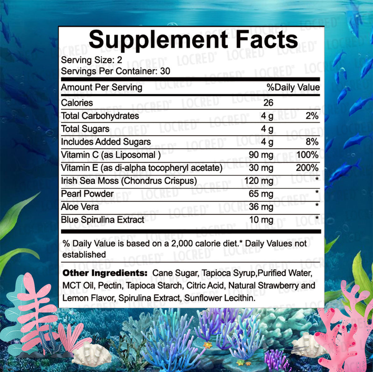Sea Moss & Seaweed Gummies - 60 Tablets