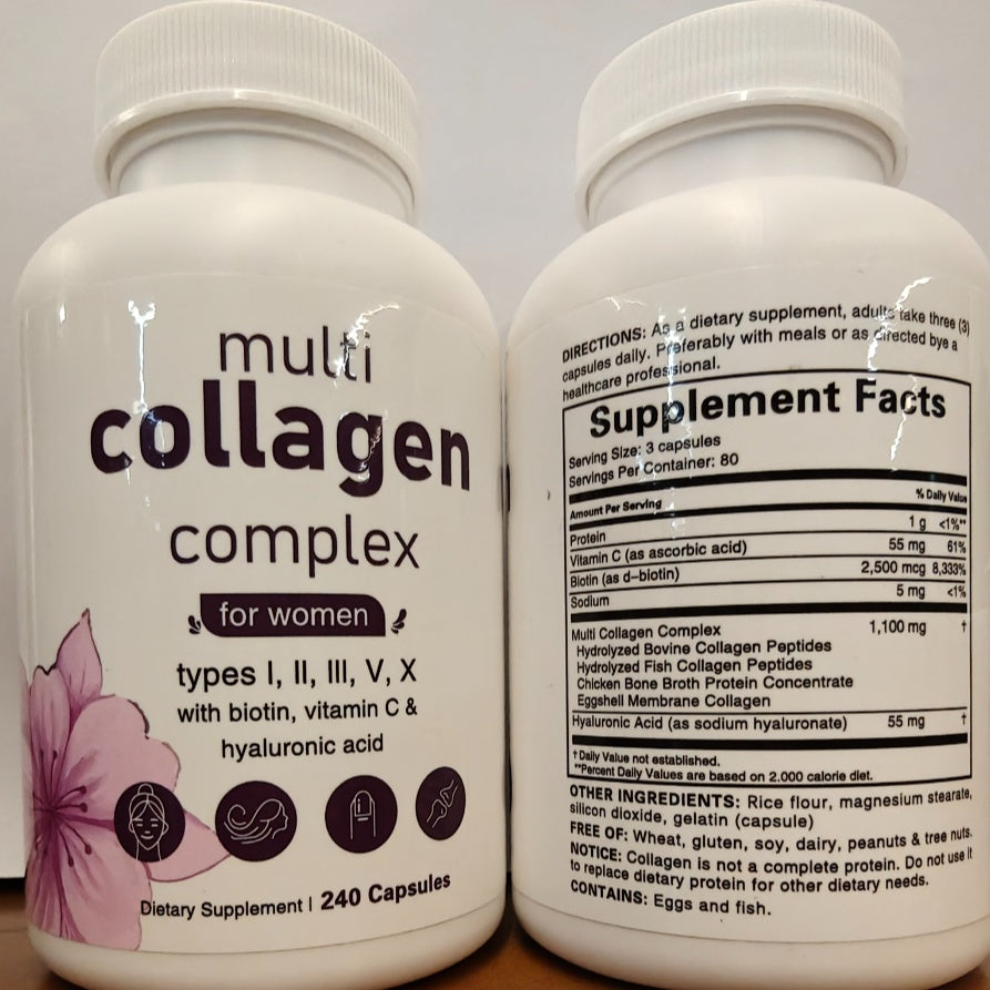 Multi Collagen Complex for Women - 240 Capsules