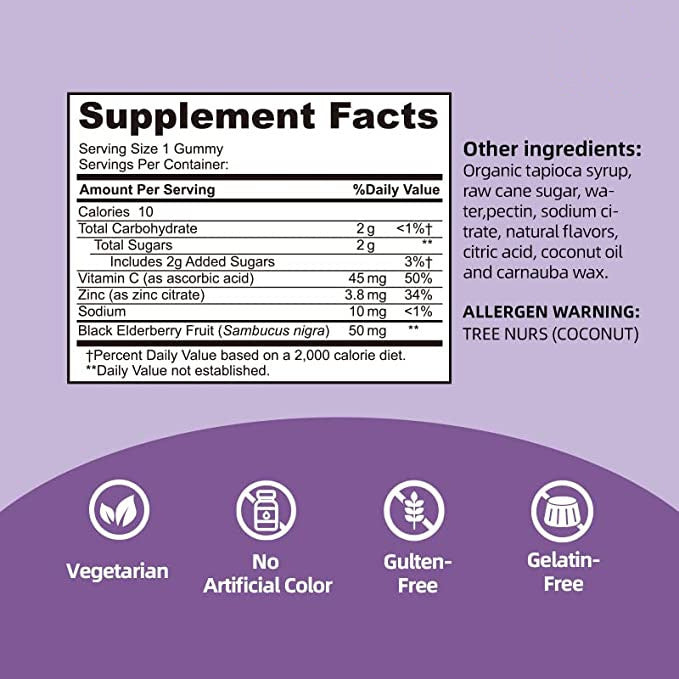 Soft Vitamin Gummy Candy - 90 Tablets