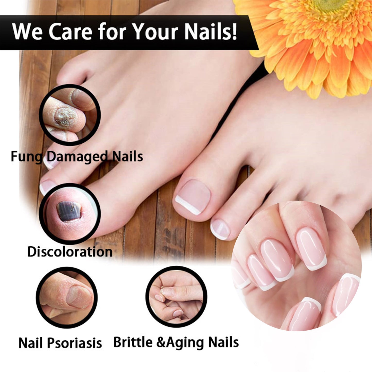 Nail Repair Solution for Damaged Nails - Moisturizing & Strengthening Liquid
