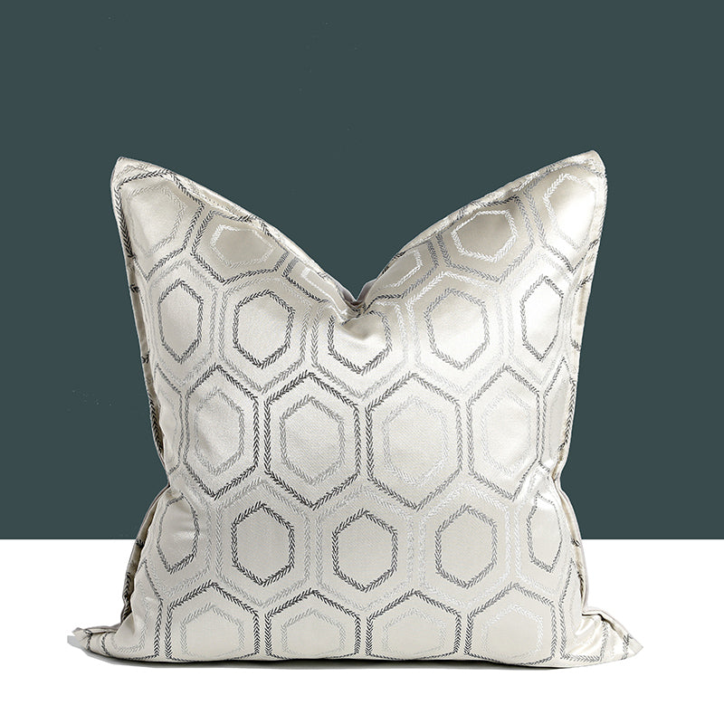 Modern Grey Sofa Cushion Cover 45x45cm Geometric & Abstract Styles
