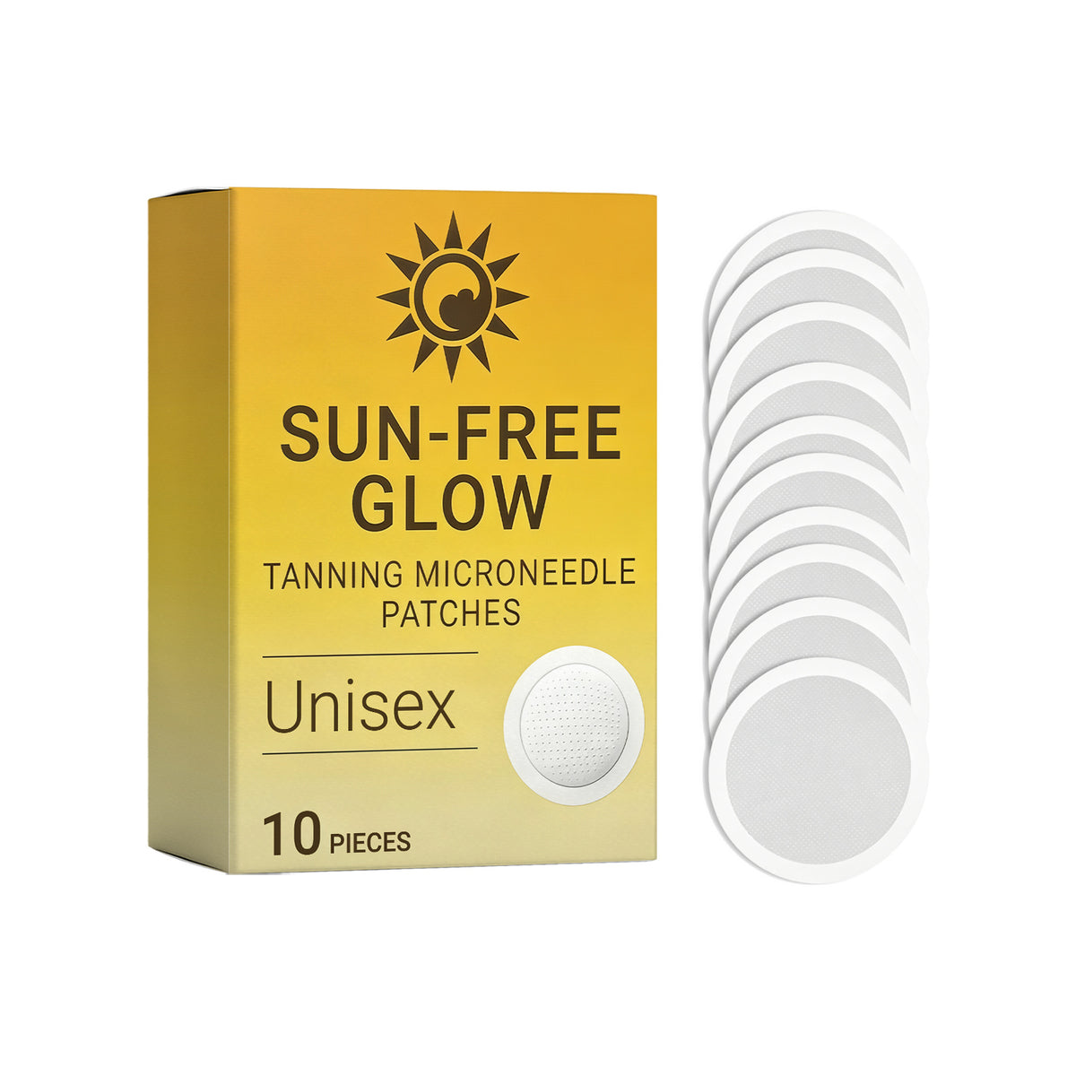 Microneedle Tanning Patches - 10pcs Face Skin Care & Tanning Tool