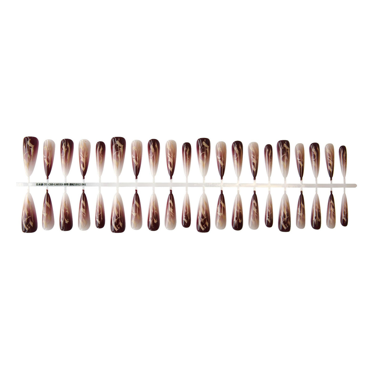 European and American Antique Style Nail Art Water Drop Stickers - Frosted & Glossy Layers