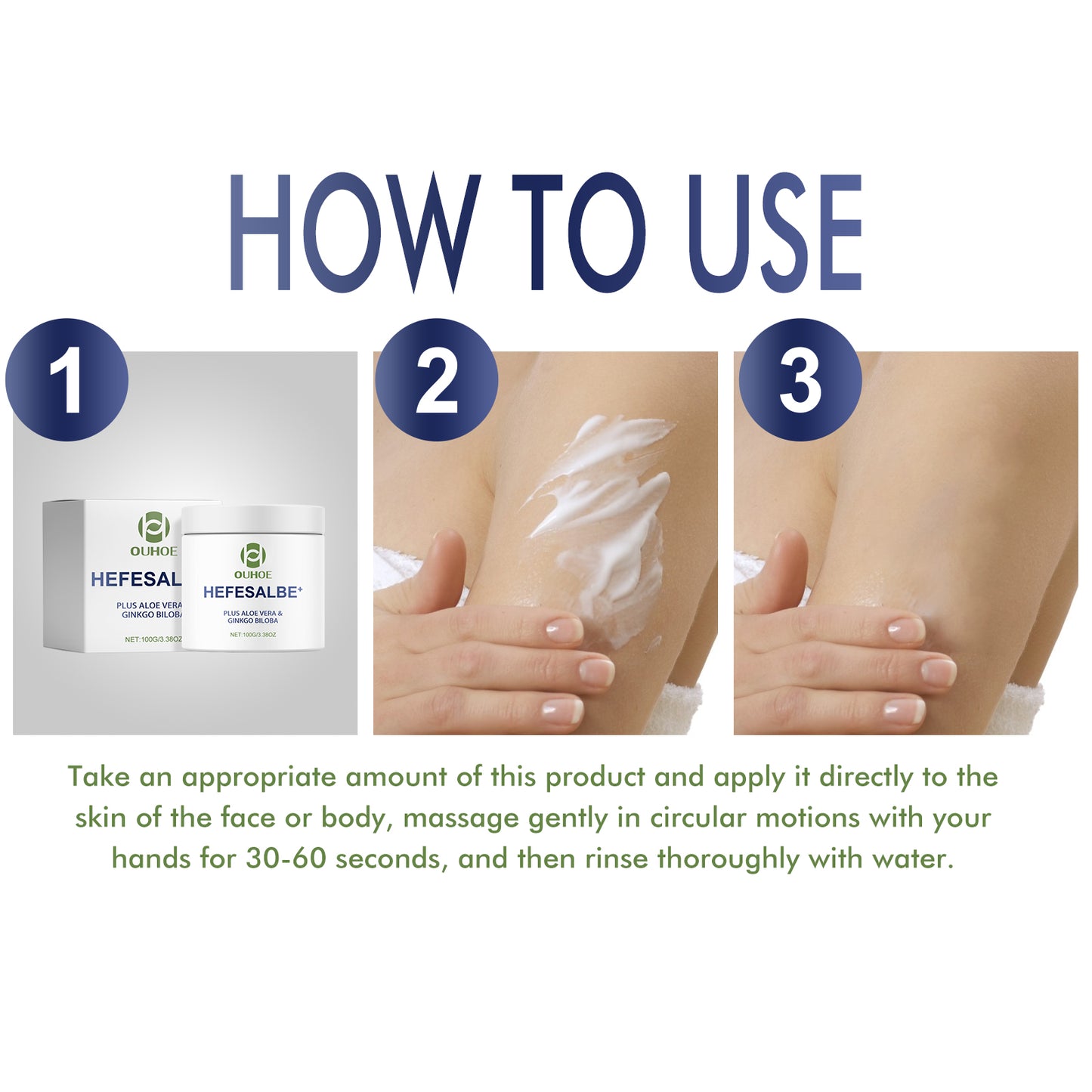 Aloe Vera & Ginkgo Biloba Anti-Aging Facial Cream - Moisturizing Skin Care