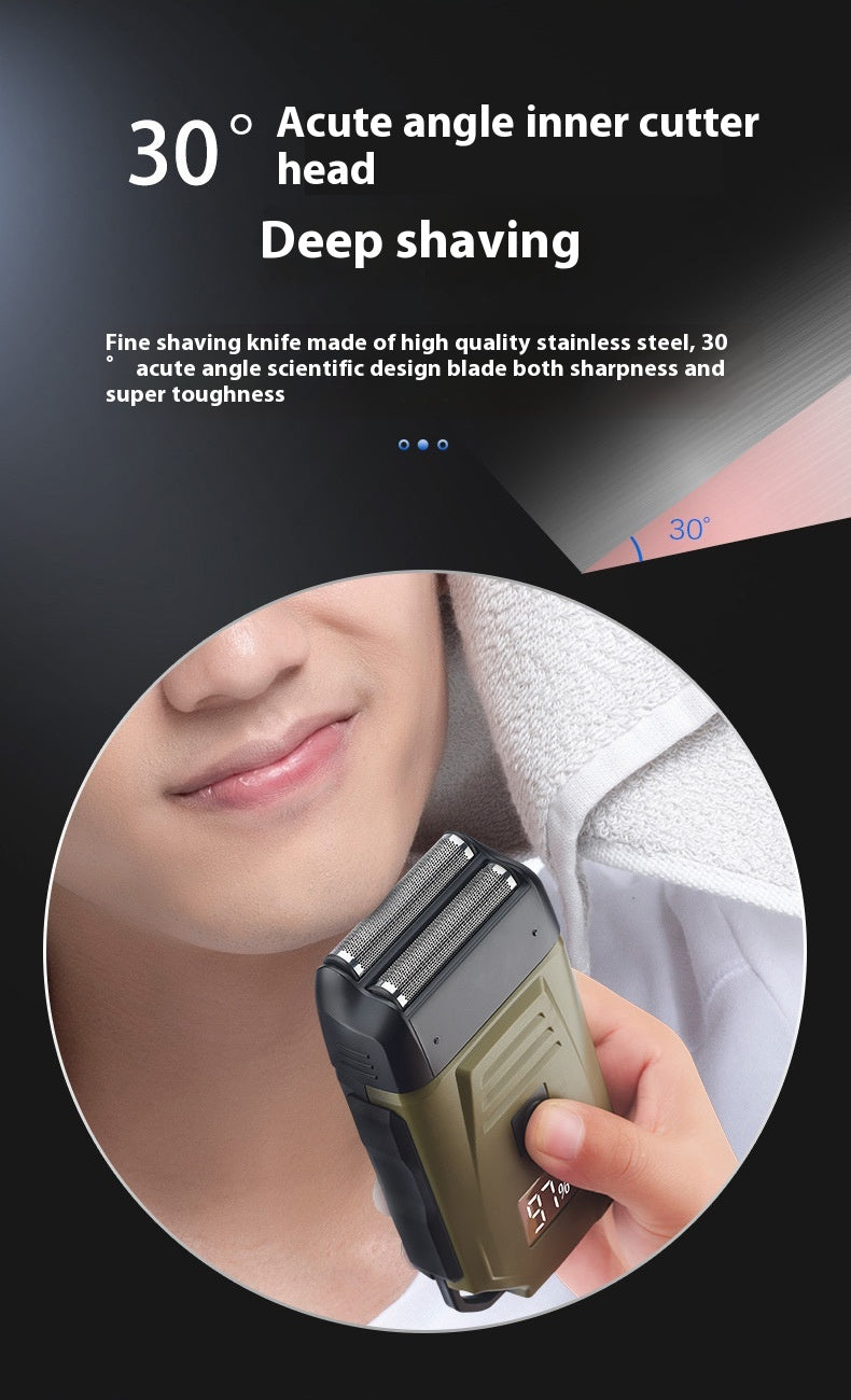 Reciprocating Electric Shaver Head - Army Green