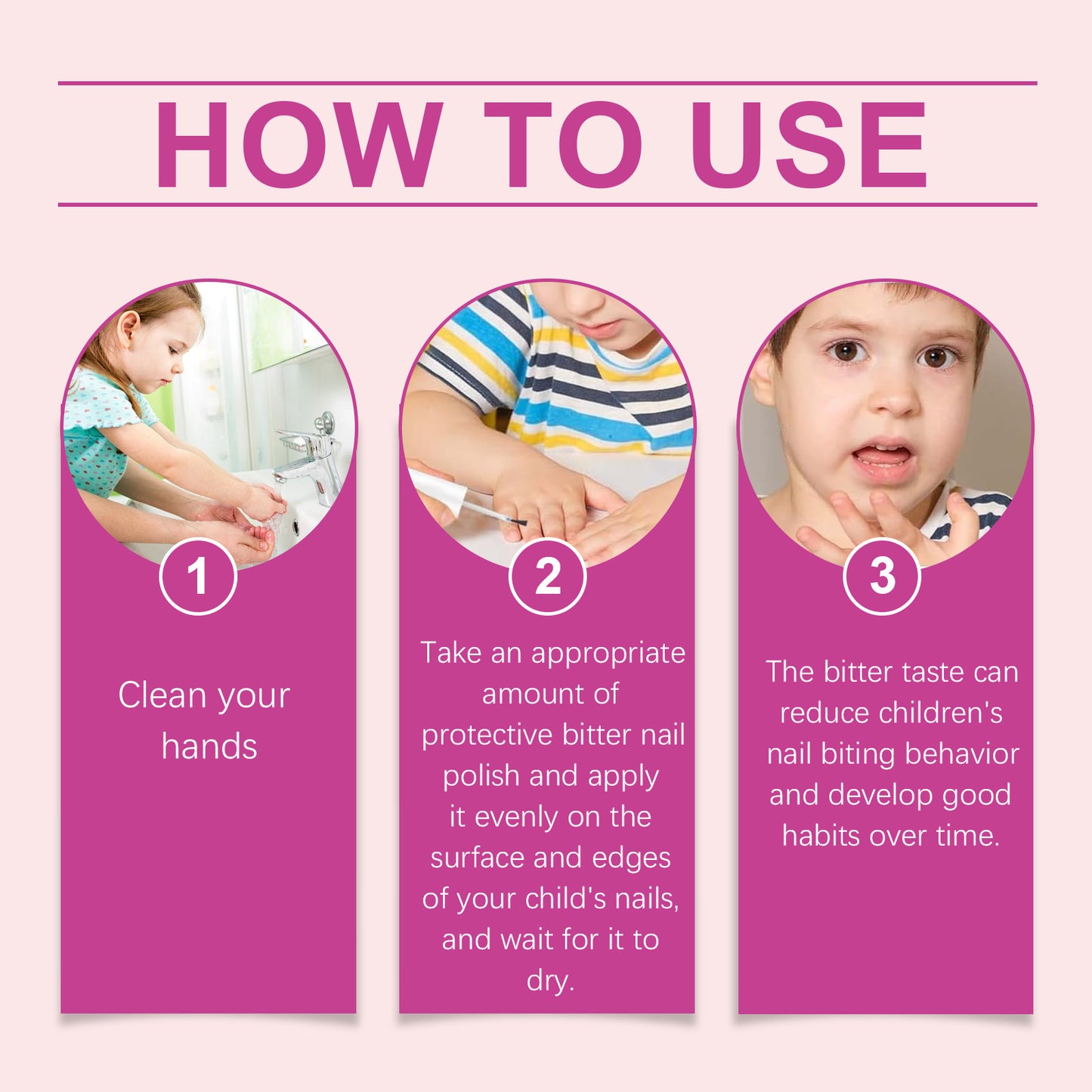 Anti-Biting Bitter Nail Polish for Kids - 10ml Natural Nail Care Solution