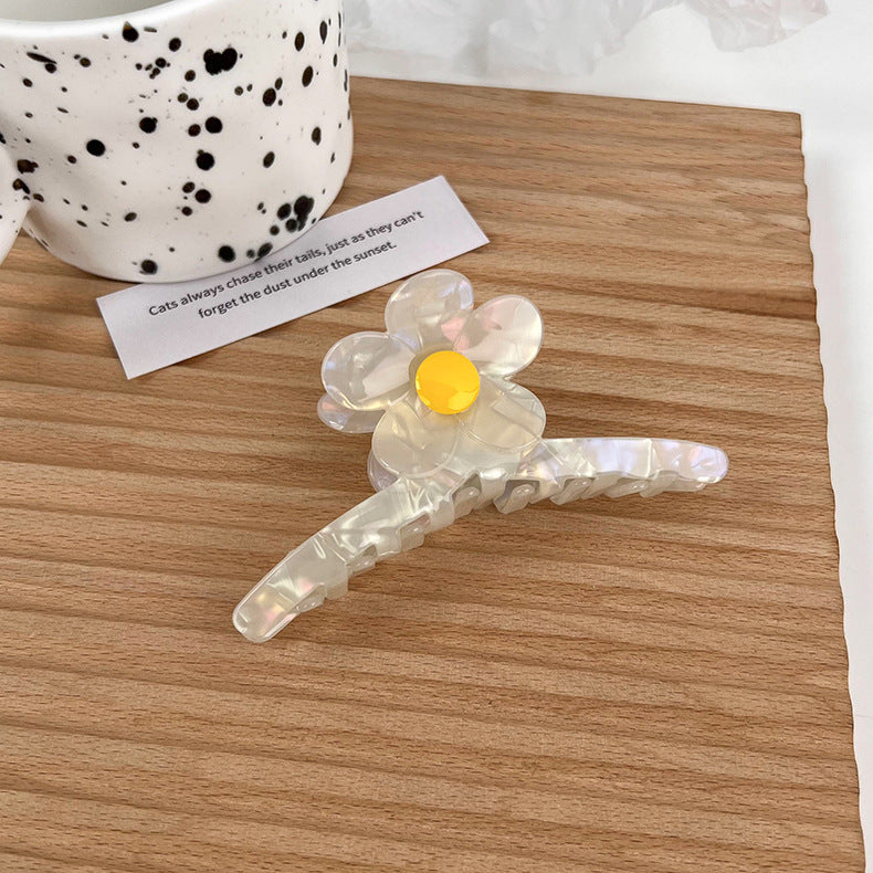 Korean Style Hair Clip - Geometric Acetate Hairpin