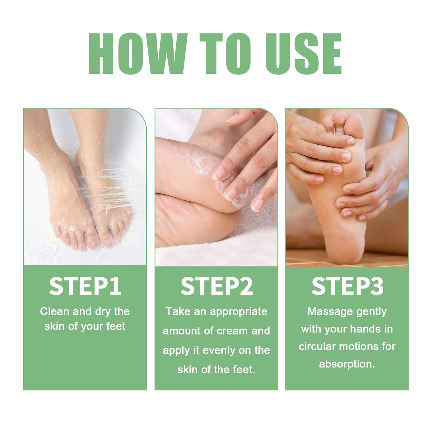 Peppermint Foot Cream for Cracked Heels - Moisturizing Foot Repair Balm