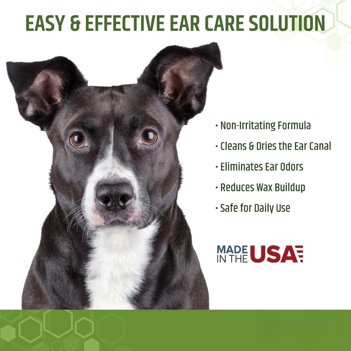 Dog Ear Cleaning Wipes - Gentle Deodorizing & Debris Removal for Pets