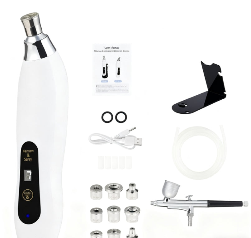 Diamond Microdermabrasion Beauty Device - 2-in-1 Exfoliation & Cleansing