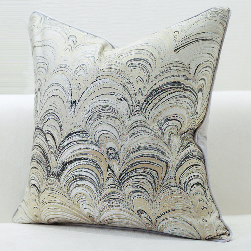 Luxury Grey Pillow Cover 45x45cm - Modern Simple Cushion for Living Room