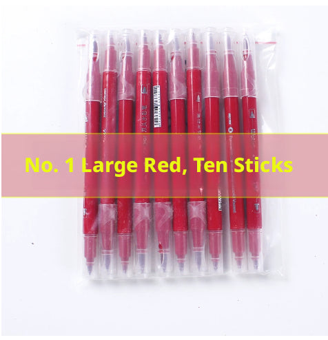 Double-Headed Watercolor Pen Set for Nail Art - Red