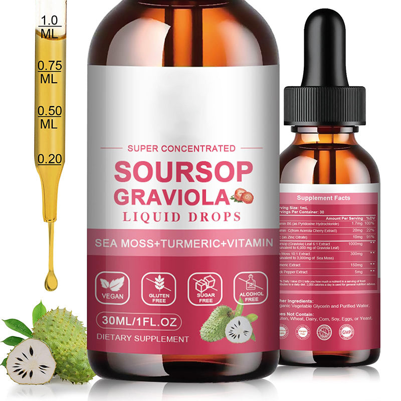 Sweet Fruit Annona Leaf Drops - 30ml & 60ml