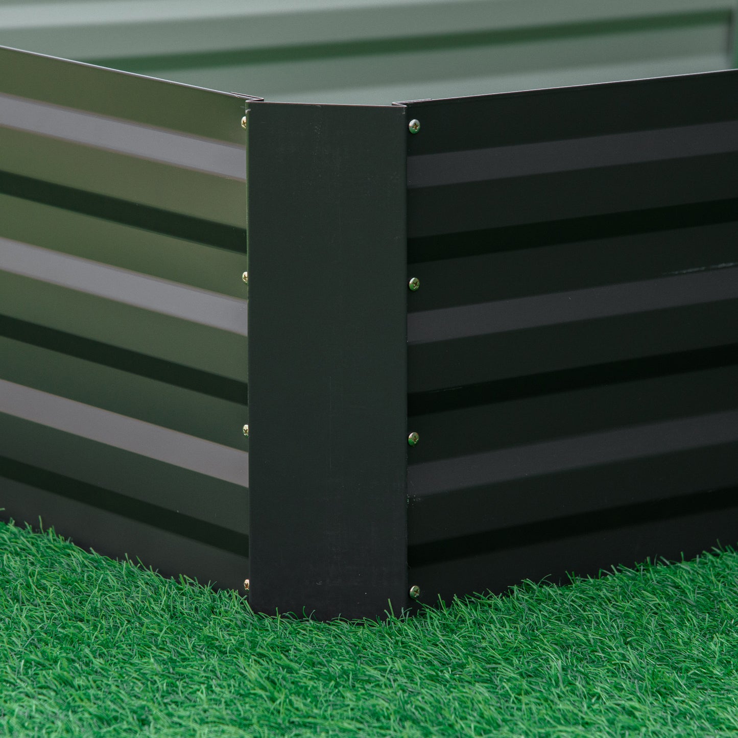 Galvanized Raised Garden Bed 95x36x12 Inches for Flowers Herbs & Vegetables